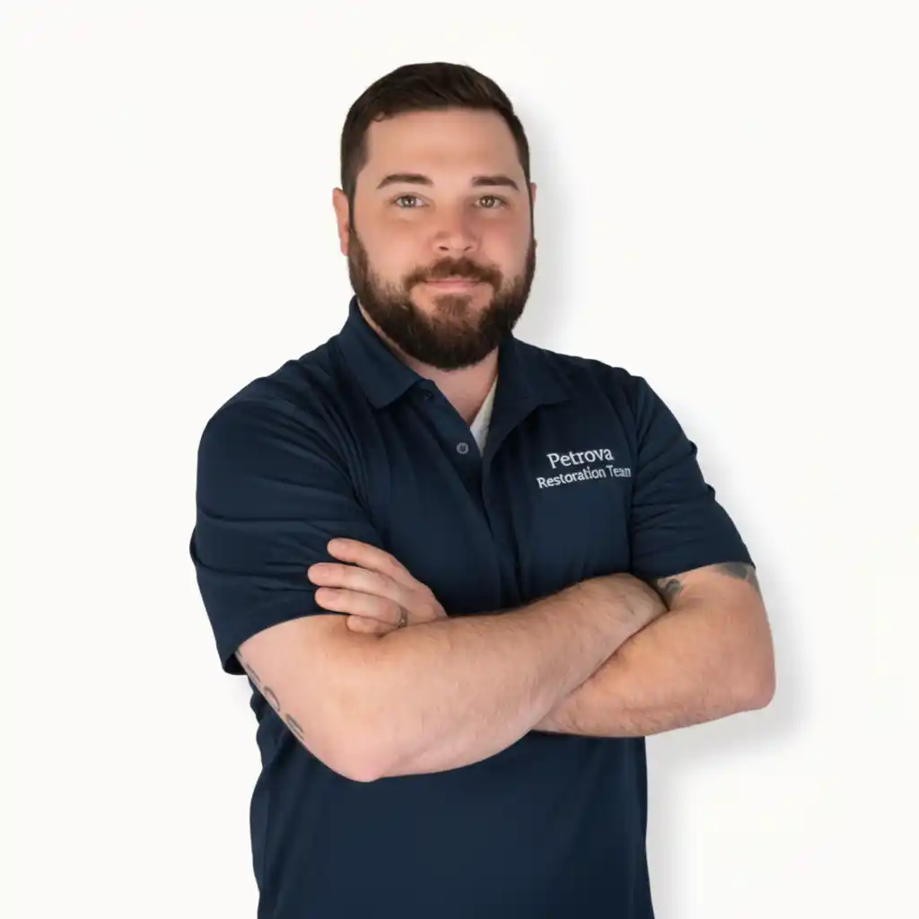 Ronald Flores, owner of Petrova Restoration Team, water damage restoration specialist in West New York